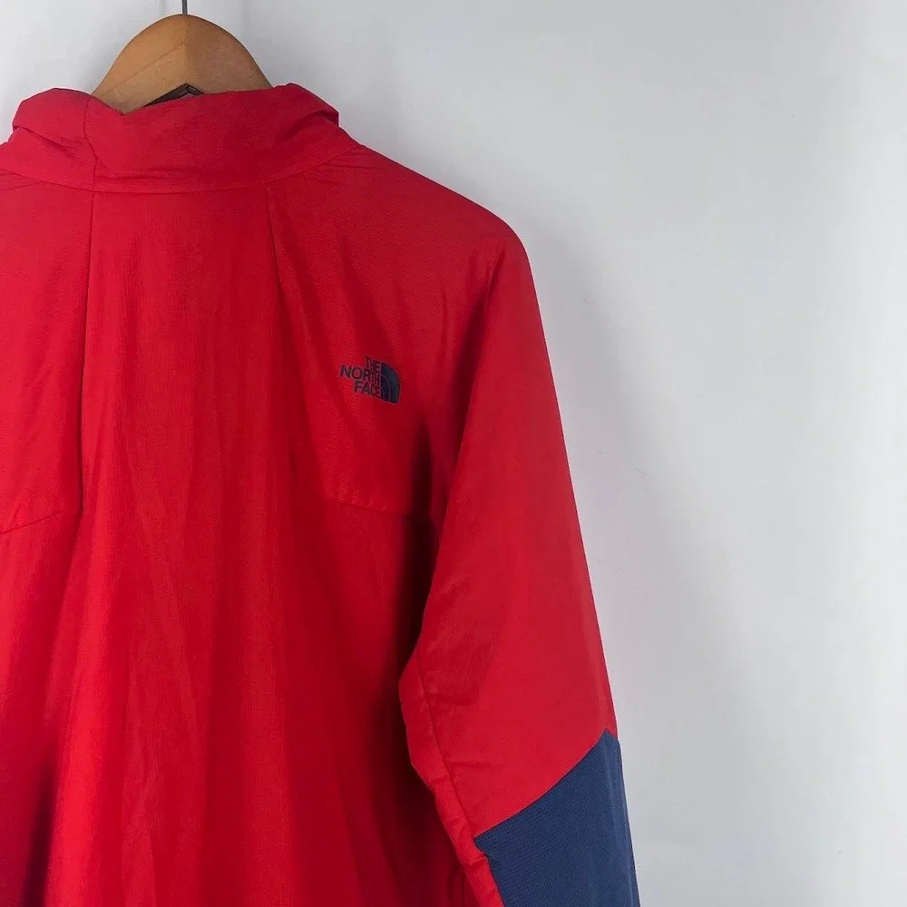 The North Face Ventrix Jacket Mens XXL Red Navy Blue Full Zip Active Insulated